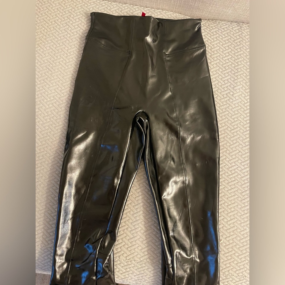 Shine letter leggings